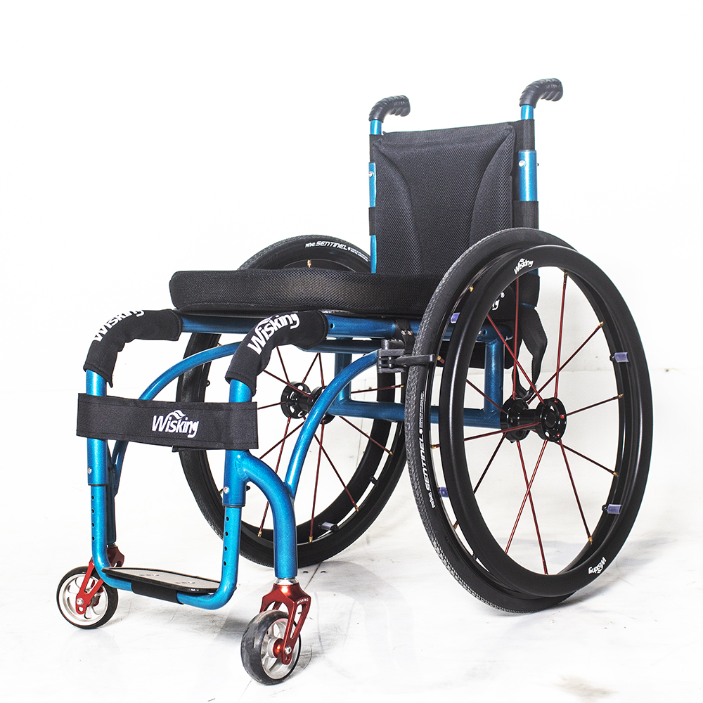 Sedia a rotelle attiva portatile leggera della lega di alluminio di sport di svago per i disabili