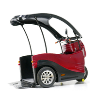 Scooter per disabili a 3 ruote con tetto e batteria al litio per disabili