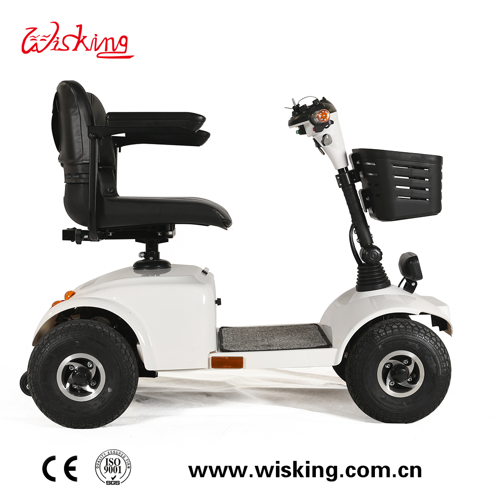 Monopattino per disabili a 4 ruote con sedile singolo