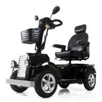 scooter di mobilità con motore a spazzole dall'aspetto classico per anziani con batteria grande