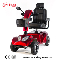 Scooter per la mobilità di lusso con pneumatico per anziani